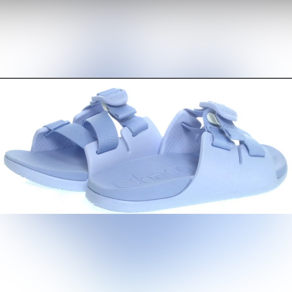 Chaco Chillos Slide Sandals Powder Blue